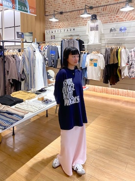 「アイテム（ネックレス、グリーン系）」を使った、こんさんさん（レディース・155cm）の夏コーディネート