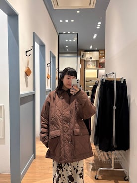 「アイテム（ヘアアクセサリー）」を使った、こんさんさん（メンズ・155cm）の秋コーディネート