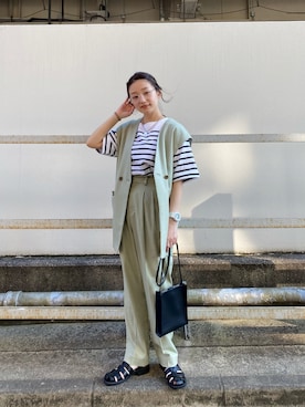 こんさんさん(レディース・155cm)の夏コーディネート