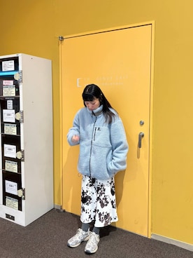 「アイテム（スカート）」を使った、こんさんさん（メンズ・155cm）の秋コーディネート