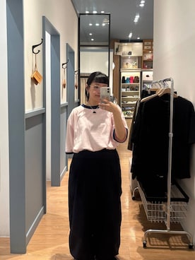 「LOWRYS FARM（ローリーズファーム）のＥＹＥＷＥＡＲ２６ 636378（メガネ、その他）」を使った、こんさんさん（レディース・155cm）の春コーディネート