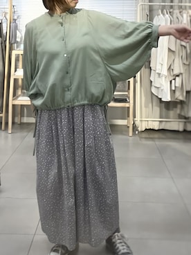 「キュロット」｜「アイテム（スニーカー）」を使った、tachikaさん（レディース・158cm）の春コーディネート