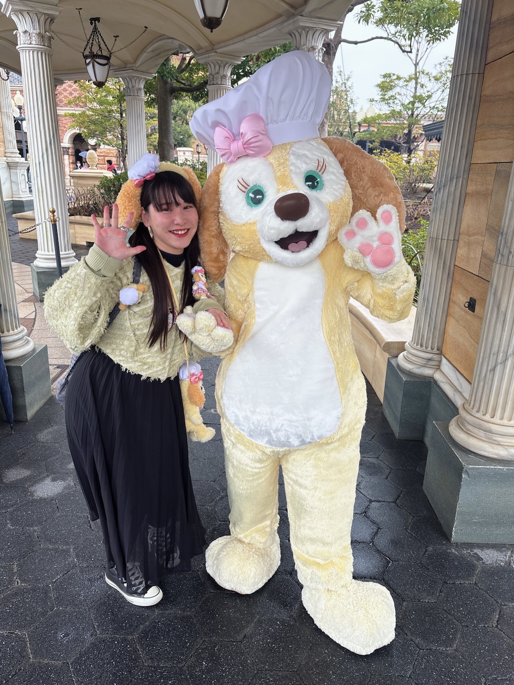 限定1セット！クッキーアンMサイズのドレスコーデ Disney クッキーアン 服 着せ替え コスチューム ケープ付