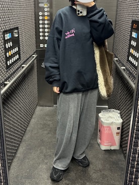 「Ameri（アメリ）のアイテム（バッグ）」を使った、co.さん（レディース・163cm）の秋コーディネート