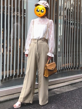 「eimy istoire（エイミーイストワール）のアイテム（オールインワン・サロペット）」を使った、Ayameさん（レディース・156cm）の夏コーディネート