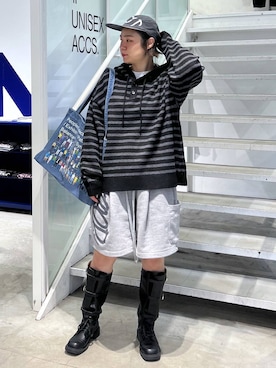 「ALAND（エーランド）のアイテム」を使った、みょん／ALAND STAFFさん（レディース・164cm）の秋コーディネート