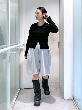 「アイテム（ブーツ）」を使った、みょん／ALAND STAFFさん（レディース・164cm・40代）の夏コーディネート