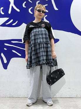 「3.3 Field Trip （3.3フィールドトリップ）のアイテム」を使った、みょん／ALAND STAFFさん（レディース・164cm）の春コーディネート