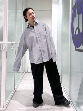 「アイテム（スウェットパンツ）」を使った、みょん／ALAND STAFFさん（レディース・164cm・40代）の秋コーディネート