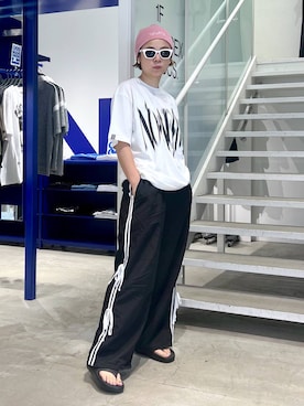 「アイテム（帽子）」を使った、みょん／ALAND STAFFさん（レディース・164cm・30代）の夏コーディネート