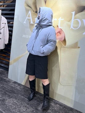 「アイテム（ブルゾン）」を使った、みょん／ALAND STAFFさん（レディース・164cm・40代）の秋コーディネート