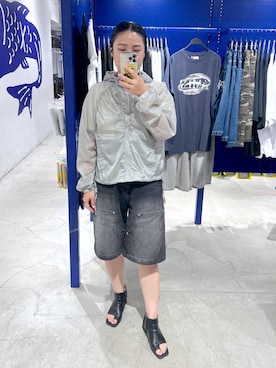 「アイテム（ブルゾン）」を使った、みょん／ALAND STAFFさん（レディース・164cm・40代）の夏コーディネート