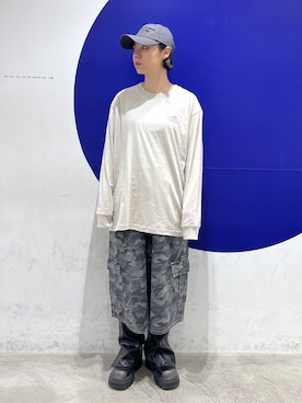 「アイテム（ブーツ）」を使った、みょん／ALAND STAFFさん（レディース・164cm・40代）の夏コーディネート