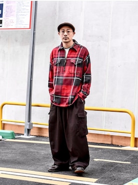 「カーゴパンツ」｜ICCHOさん（メンズ・170cm・30代）の春コーディネート