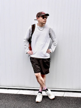 「白スニーカー」｜ICCHOさん（メンズ・170cm・30代）の春コーディネート