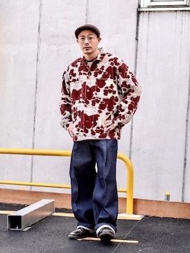 「Supreme （シュプリーム）のアイテム（ジャケット/アウター）」を使った、ICCHOさん（メンズ・170cm）の冬コーディネート
