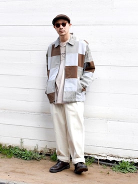 「STUSSY（ステューシー）のアイテム」を使った、ICCHOさん（メンズ・170cm）の春コーディネート