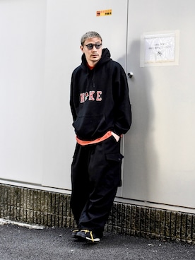 「yotsuba（ヨツバ）のアイテム」を使った、ICCHOさん（メンズ・170cm）の春コーディネート