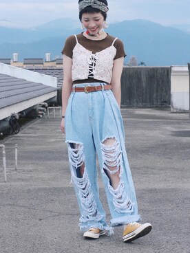 Yuly🐼さん（レディース・158cm）の夏コーディネート