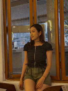 「アイテム（その他トップス）」を使った、Joyceさん（レディース・165cm・30代）の秋コーディネート