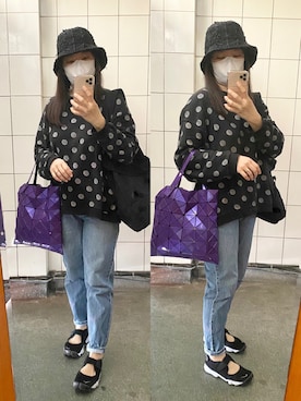 「CODEのアイテム」を使った、poohpooh & JoJoさん（レディース・157cm）の春コーディネート