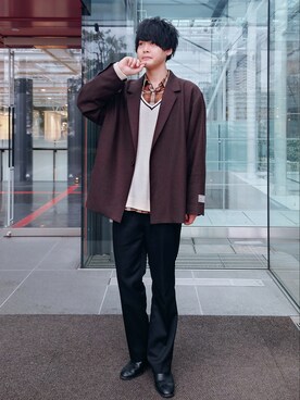 「Lui's（ルイス）のアイテム（その他シューズ）」を使った、りぃくんさん（メンズ・174cm）の春コーディネート