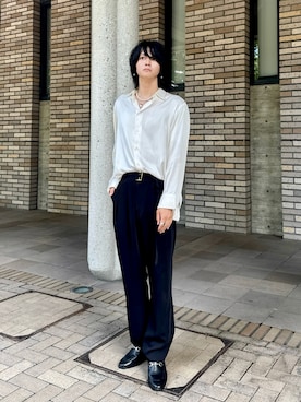 「Buffalo Bobs（バッファローボブズ）のアイテム（トップス）」を使った、りぃくんさん（メンズ・174cm）の夏コーディネート
