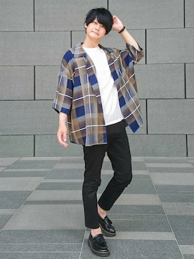 りぃくんさん(メンズ・174cm)の夏コーディネート