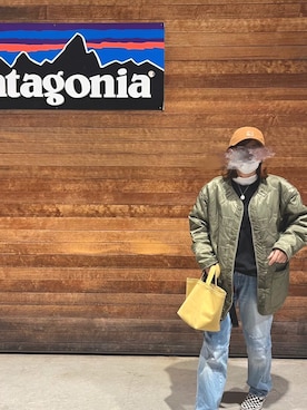 「coen（コーエン）のアイテム（モッズコート）」を使った、saさん（レディース・156cm）の春コーディネート