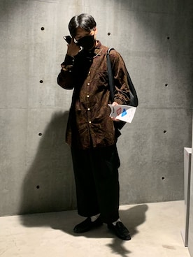 「BLACK LABEL CRESTBRIDGE（ブラックレーベル・クレストブリッジ）のアイテム（シューズ）」を使った、SO-HEROさん（メンズ・171cm）の秋コーディネート