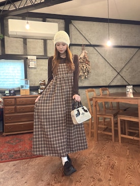 「classicalelf（クラシカルエルフ）のアイテム（ワンピース/ドレス）」を使った、classicalelfクラシカルエルフさん（レディース・162cm）の秋コーディネート