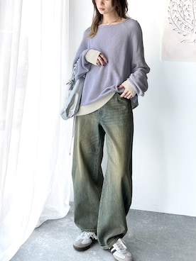 「classicalelf（クラシカルエルフ）のアイテム（パンツ）」を使った、classicalelfクラシカルエルフさん（レディース・164cm）の冬コーディネート