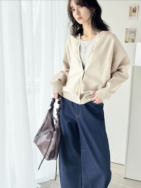 「classicalelf（クラシカルエルフ）のアイテム（パンツ）」を使った、classicalelfクラシカルエルフさん（レディース・173cm）の冬コーディネート