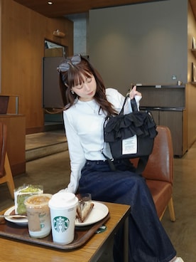 「Java（ジャバ）のアイテム（バッグ）」を使った、classicalelfクラシカルエルフさん（レディース・152cm）の秋コーディネート