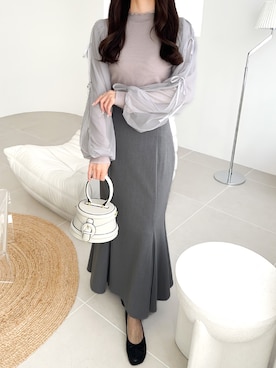 「mily bilet（ミウィビレット）のアイテム」を使った、classicalelfクラシカルエルフさん（レディース・154cm）の冬コーディネート