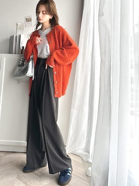 「classicalelf（クラシカルエルフ）のアイテム（スラックス）」を使った、classicalelfクラシカルエルフさん（レディース・164cm）の冬コーディネート