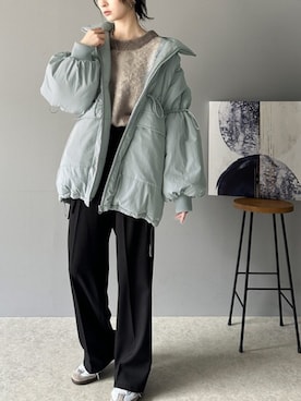 「classicalelf（クラシカルエルフ）のアイテム（ブルゾン）」を使った、classicalelfクラシカルエルフさん（レディース・173cm）の冬コーディネート