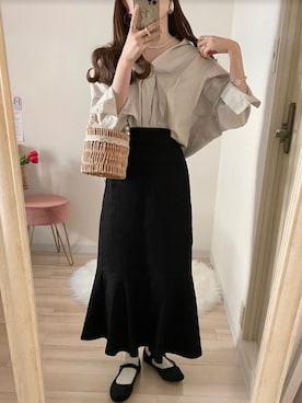 classicalelfクラシカルエルフさん(レディース・164cm)の春コーディネート