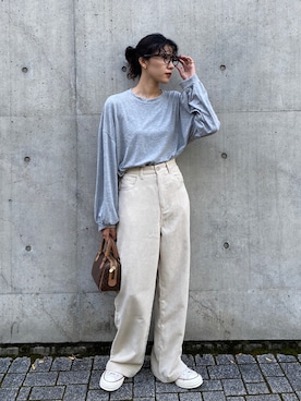 「classicalelf（クラシカルエルフ）のアイテム（パンツ）」を使った、classicalelfクラシカルエルフさん（レディース・158cm）の秋コーディネート