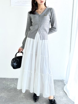 「mily bilet（ミウィビレット）のアイテム」を使った、classicalelfクラシカルエルフさん（レディース・163cm）の冬コーディネート
