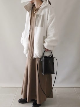 「classicalelf（クラシカルエルフ）のアイテム（ブルゾン）」を使った、classicalelfクラシカルエルフさん（レディース・156cm）の秋コーディネート
