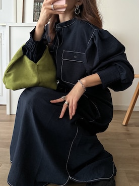「classicalelf（クラシカルエルフ）のアイテム（ワンピース/ドレス）」を使った、classicalelfクラシカルエルフさん（レディース・168cm）の秋コーディネート