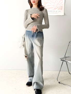 「mily bilet（ミウィビレット）のアイテム」を使った、classicalelfクラシカルエルフさん（レディース・163cm）の冬コーディネート