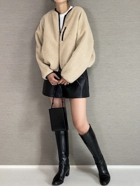 「classicalelf（クラシカルエルフ）のアイテム（ブルゾン）」を使った、classicalelfクラシカルエルフさん（レディース・171cm）の秋コーディネート