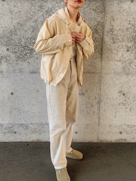 「classicalelf（クラシカルエルフ）のアイテム（マウンテンパーカー）」を使った、classicalelfクラシカルエルフさん（レディース・164cm）の春コーディネート