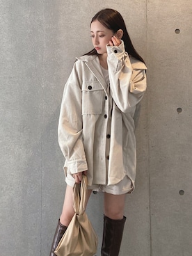 「classicalelf（クラシカルエルフ）のアイテム（ブルゾン）」を使った、classicalelfクラシカルエルフさん（レディース・149cm）の秋コーディネート