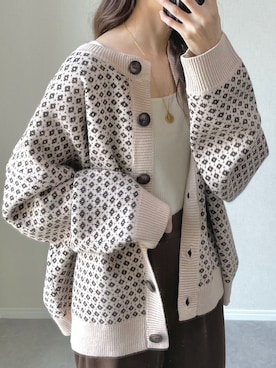 「ジャガード」｜classicalelfクラシカルエルフさん（レディース・150cm）の秋コーディネート