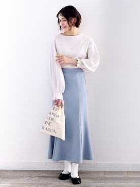「classicalelf（クラシカルエルフ）のアイテム（スカート）」を使った、classicalelfクラシカルエルフさん（レディース・164cm）の春コーディネート