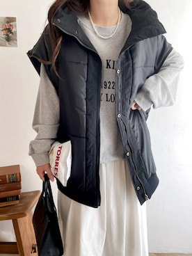 「classicalelf（クラシカルエルフ）のアイテム（モッズコート）」を使った、classicalelfクラシカルエルフさん（レディース・154cm）の冬コーディネート
