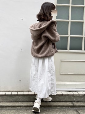 「classicalelf（クラシカルエルフ）のアイテム（ブルゾン）」を使った、classicalelfクラシカルエルフさん（レディース・151cm）の秋コーディネート